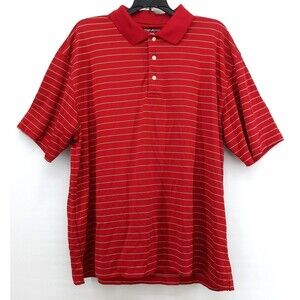 Top Flight Shirt Men's Size XL Red Short Sleeve Polo